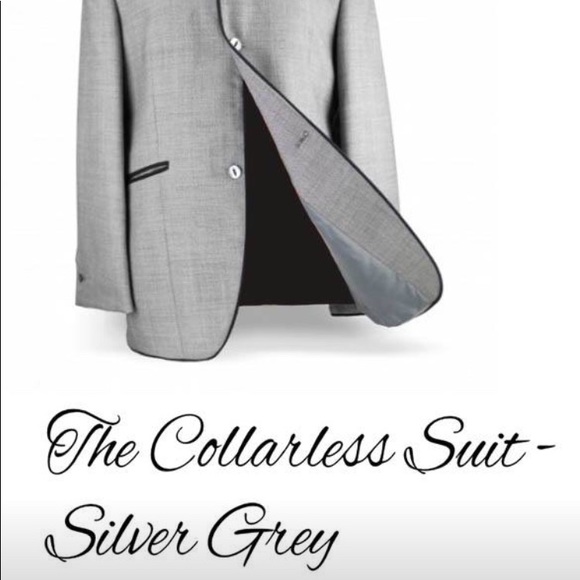 Beatlewear - 100% Pure Marino Wool Collarless Suit - Picture 1 of 6